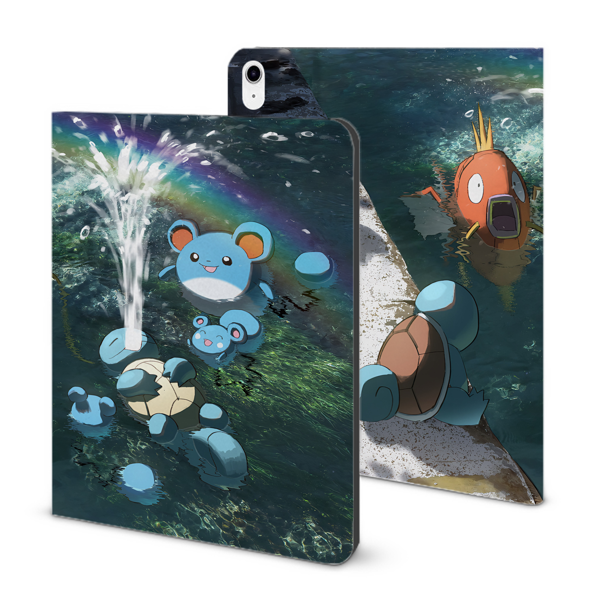 （画像用） ポケットモンスター Pokémon IPad ケース ブック型 PUレザー TPU 耐衝撃 軽量 薄型 ペン収納なし 全面保護 IPad 各モデル対応